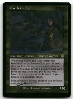 Carth the Lion (Retro Frame) (Foil Etched) #418 NM Modern Horizons 2 Magic MTG - Image 1