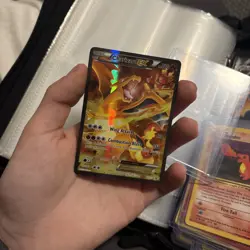 Pokemon TCG Charizard EX (XY121 Promo) Full Art, Black Star - NM - CLEAN - Image 4