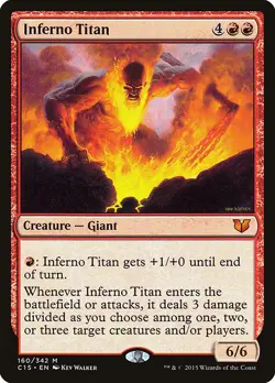 Inferno Titan - Commander 2015 | MTG Card - Image 1