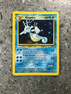 Pokemon TCG Cards Kingdra 8/111 Neo Genesis Holo Rare - Image 1