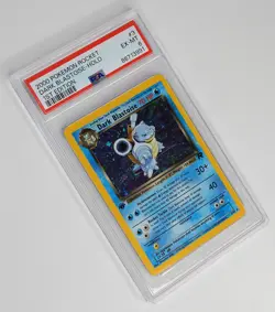 2000 Pokemon Team Rocket # 3 Dark Blastoise 1. Edition Holo PSA 6 Dunkles Turtok - Image 4