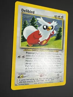 Pokemon TCG Delibird 5/64 - Holo Rare - Neo Revelation - Unlimited - NM - Image 4