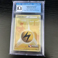 2011 POKEMON CALL OF LEGENDS 91/95 LIGHTNING ENERGY HOLO CGC 8.5 PLAY PROMO - Image 1