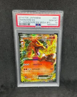 Pokemon M Charizard EX Mega Battle Deck Charizard EX XYA 001/021 PSA 10 Japanese - Image 1