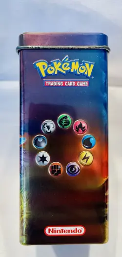 Empty Pokemon TCG Rayquaza EX Collectors Tin Plusel Minun Good Condition - Image 2