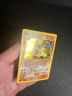 Pokemon TCG Charizard 4/102 Base Set Holo Rare LP - Image 4