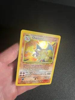 Pokemon TCG Charizard 4/102 Base Set Holo Rare LP - Image 5