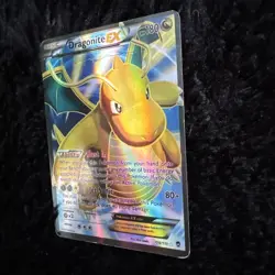 2014 Pokemon XY Furious Fists Dragonite EX Full Art #108/111 MP - Image 4