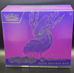 Factory Sealed Pokemon TCG Scarlet Violet Pokemon Center EXCLUSIVE ETB G1N - Image 4
