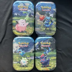 LOT OF 4! Pokemon TCG Ascended Heroes Mini Tin New Sealed 8 Packs - Image 1