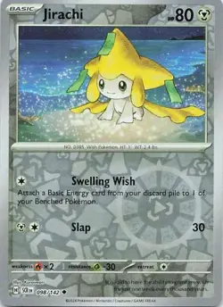 Jirachi 098/142 Stellar Crown Rare Holo NM Pokemon TCG - Image 1