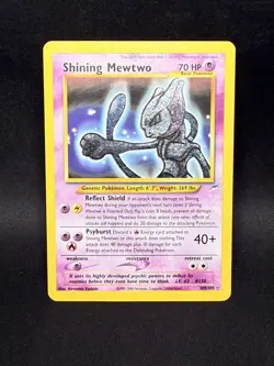 Pokemon Shining Mewtwo 109/105 Holo Secret Rare Neo Destiny 1st Edition 70 HP - Image 1