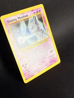 Pokemon Shining Mewtwo 109/105 Holo Secret Rare Neo Destiny 1st Edition 70 HP - Image 2