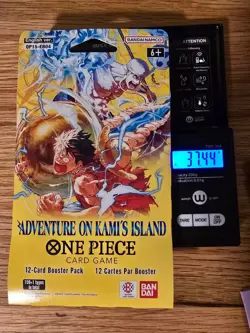 (HEAVY) One Piece Adventure On Kami’s Island OP15 Sleeved Booster Pack 37.44 - Image 1