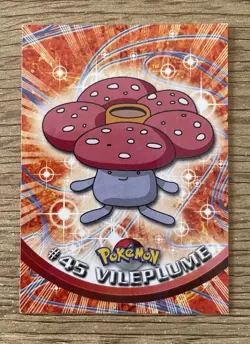 Topps Pokemon Series 1 | 4 x Cards | Vileplume Paras Machoke Persian | LP/NM - Image 2