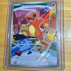 Pokemon Charmander Mega Evolution Promo Foil Card 80 HP Ember 038 Stamped - Image 1