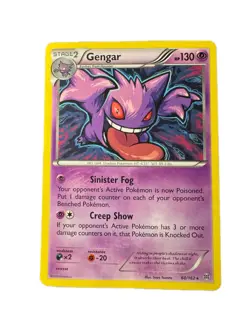 Gengar 60/162 Rare Pokemon Card XY Breakthrough LP Non-Holo Deck Exclusives - Image 1