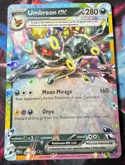 Umbreon ex 060/131 Double Rare Prismatic Evolutions Pokemon Card NM - Image 1