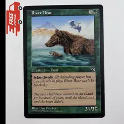 MTG River Bear Portal Second Age Magic The Gathering TCG Card - Image 1