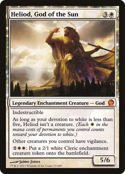 Heliod, God of the Sun #17 (MP) Theros THS Magic MTG - Image 1