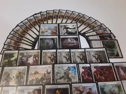 MTG Magic WHITE WEENIE DECK True Conviction Armageddon Savannah Lions Balance - Image 2