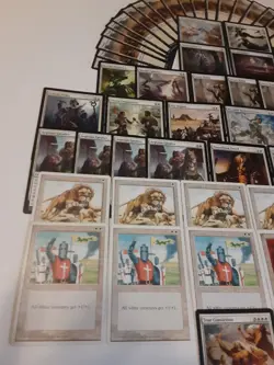 MTG Magic WHITE WEENIE DECK True Conviction Armageddon Savannah Lions Balance - Image 3