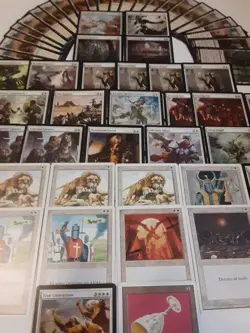 MTG Magic WHITE WEENIE DECK True Conviction Armageddon Savannah Lions Balance - Image 4