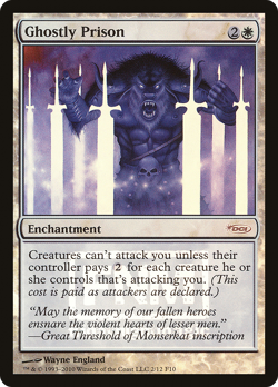 Ghostly Prison #2 (Foil) (MP) FNM Promos FNM Magic MTG - Image 1