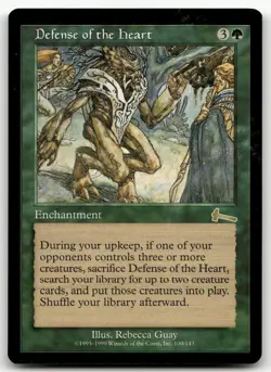 Defense of the Heart #100 (NM) Urza's Legacy ULG Magic MTG - Image 1