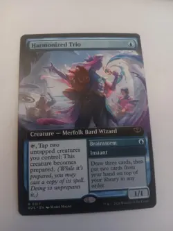 Harmonized Trio (Extended Art) 317 Secrets of Strixhaven Magic: The Gathering NM - Image 1