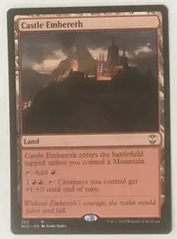 CASTLE EMBERETH Streets of New Capenna Commander MTG Magic - Image 1