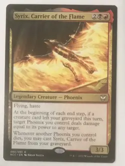 SYRIX CARRIER OF THE FLAME Streets of New Capenna Commander MTG Magic - Image 1