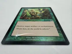 Naturalize x1 *FOIL* MTG Onslaught 1x Damaged Very Light crease - Image 2