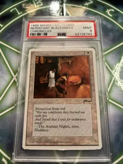 MTG: REPENTANT BLACKSMITH 🔥PSA 9 MINT🔥CHRONICLES-1995 COMMON - Image 2