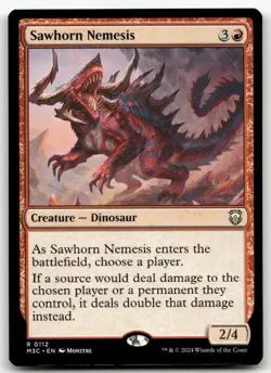 Sawhorn Nemesis #112 (NM) Modern Horizons 3 M3C Magic MTG - Image 1