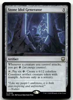 Stone Idol Generator #129 (NM) Modern Horizons 3 M3C Magic MTG - Image 1