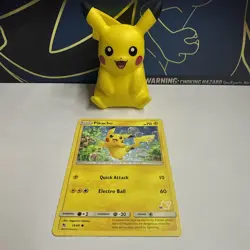 Pikachu 19/68 - Hidden Fates - Non Holo - Pokemon Card - NM Near Mint - Image 1