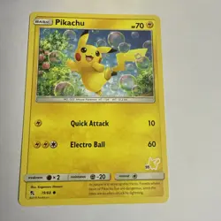 Pikachu 19/68 - Hidden Fates - Non Holo - Pokemon Card - NM Near Mint - Image 2