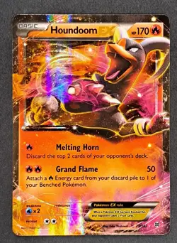 Pokemon Houndoom EX 21/162 Breakthrough Holo - Image 1