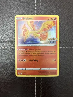 Pokemon TCG - Moltres - 012/078 - Pokemon GO - NM Holo Rare (2022) - Image 1