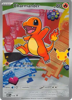 Charmander - 038 038 Holo Promo ME: Mega Evolution Promo Pokemon Near Mint - Image 1