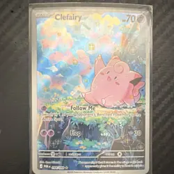 Pokemon Lillie's Clefairy EX Full Art Holo Sv09 184/159 190 HP English - Image 1