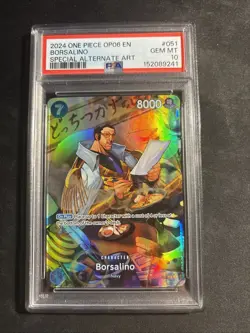 One Piece Wings Of The Captain Borsalino 051 Special Alt Art SP PSA 10 English - Image 1