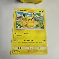 Pikachu 30/111 Crimson Invasion Sun & Moon Pokemon Cards TCG Near Mint NM - Image 2