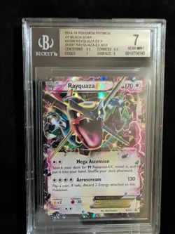 Pokemon TCG Rayquaza EX XY69 Holo Black Star Promo Card....BGS 7 - Image 1