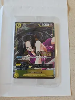Boa Hancock P-115 Release Event WINNER PROMO One Piece Promotion Cards Foil - Image 1