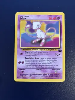 Mew Black Star Promo #8 - Pokemon WOTC Promo Card - NM - Image 1