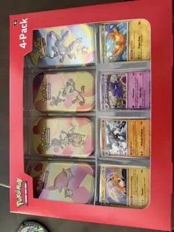 Sam's Club 151 (4 Mini Tins + 4 Promo Cards Bundle) - SV: Scarlet & Violet 151 - Image 1