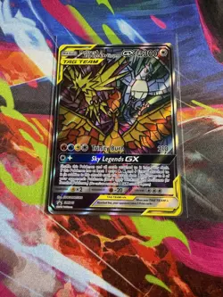 Pokemon Moltres & Zapdos & Articuno GX SM210 Promo Full Art Holo 300 HP Card - Image 1