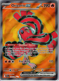 Oricorio ex 110/094 ME02: Phantasmal Flames - Pokemon Card - NM - Image 1